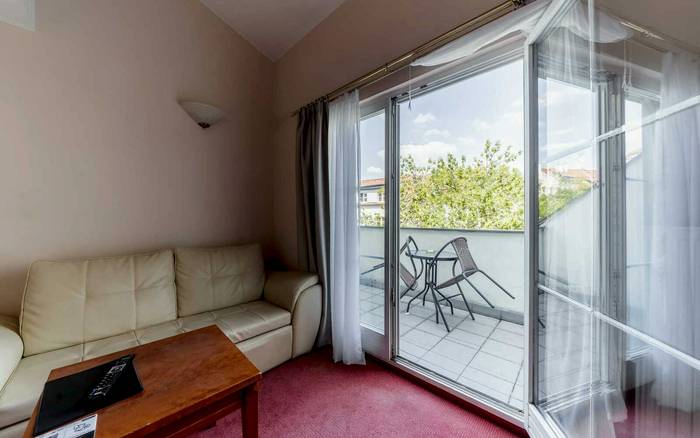 DeLuxe suite s balkonem a přistýlkou