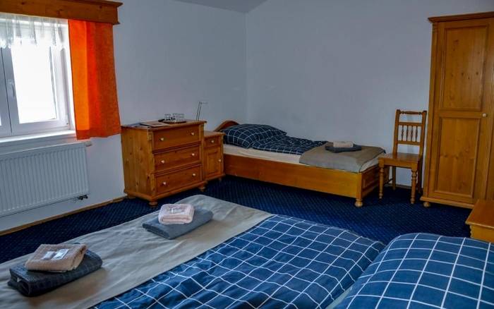 Třílůžkový pokoj s výhledem do údolí a možností přistýlky