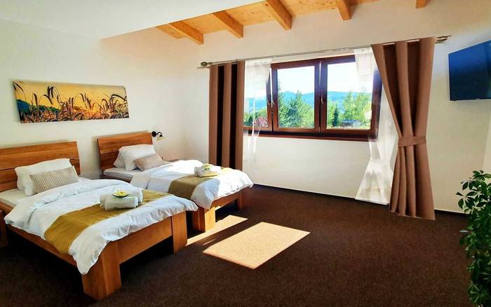 Dvoulůžkový pokoj s 2 přistýlkami Superior