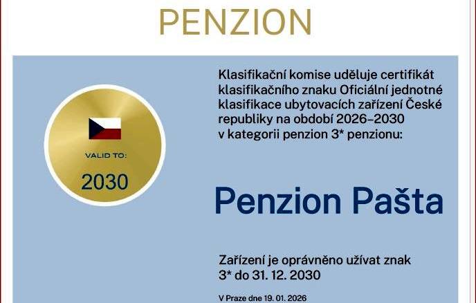 Mezinárodní Certifikace 3*