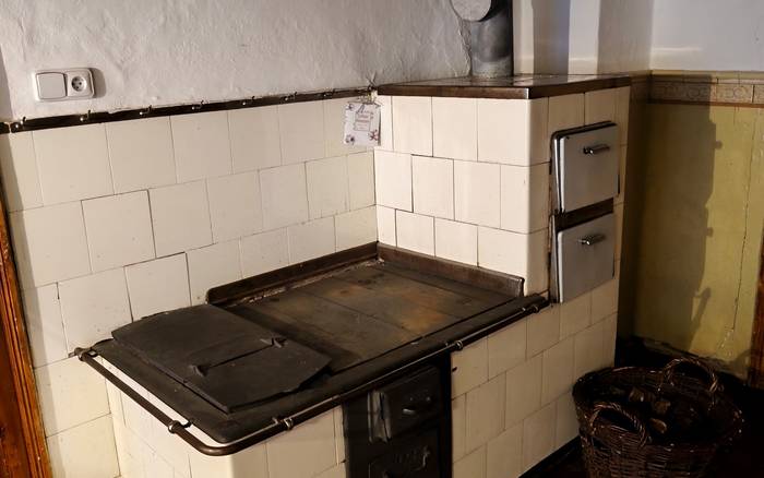 funkční kachlová kamna v apart.č.4