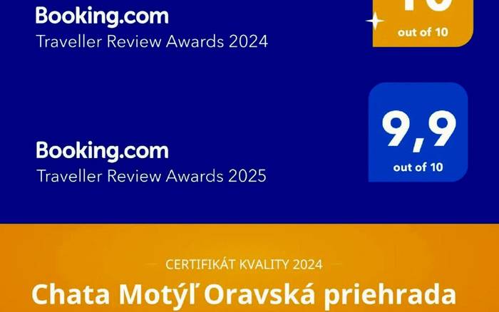 Chata Motýľ Oravská priehrada