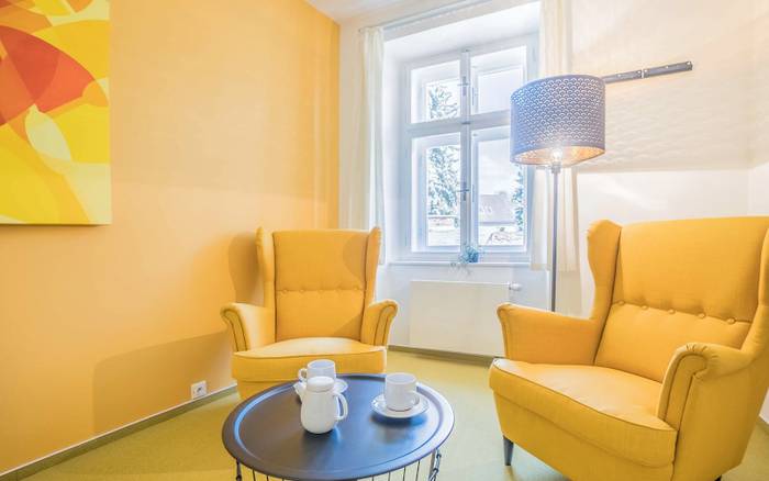 Čtyřlůžkový Rodinný Apartmán Jilm s oddělenými ložnicemi a jídelnou
