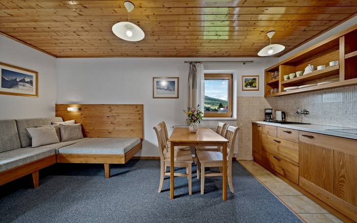 rodinný apartmán pre 3-4 osoby, apartmány Roháčik ubytovanie Zuberec