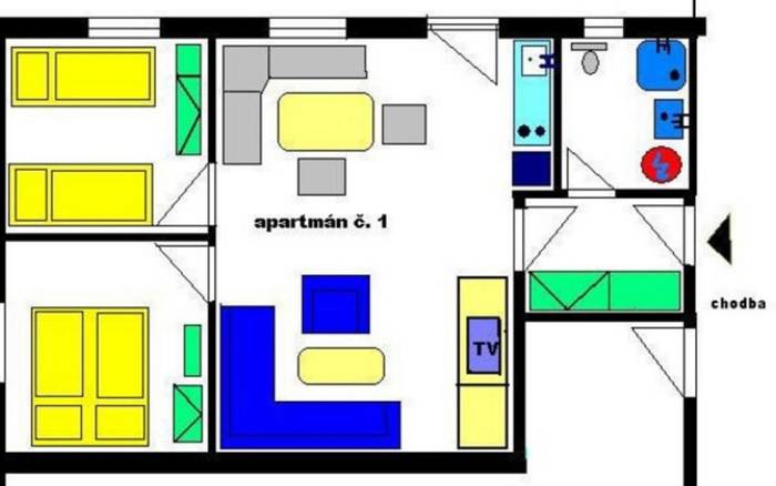 Apartmán č. 1