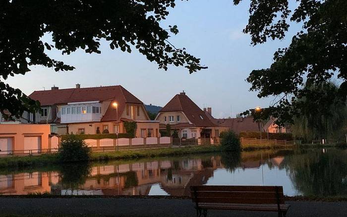 Výhled z balkónu