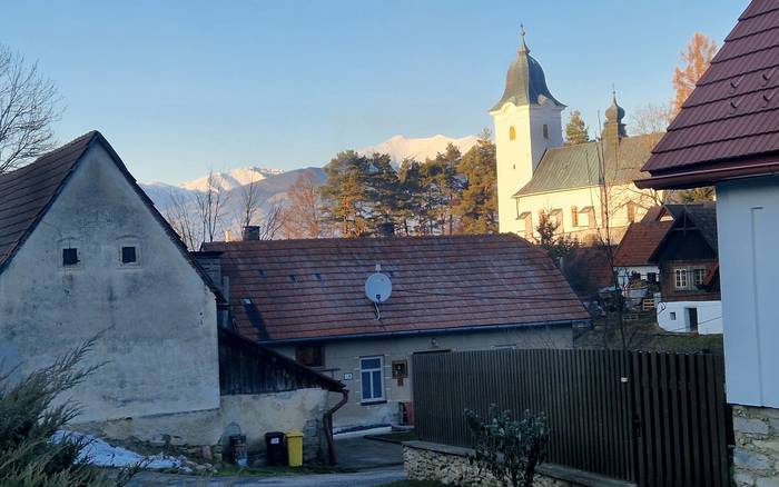 Pohľad do domu na Západné Tatry