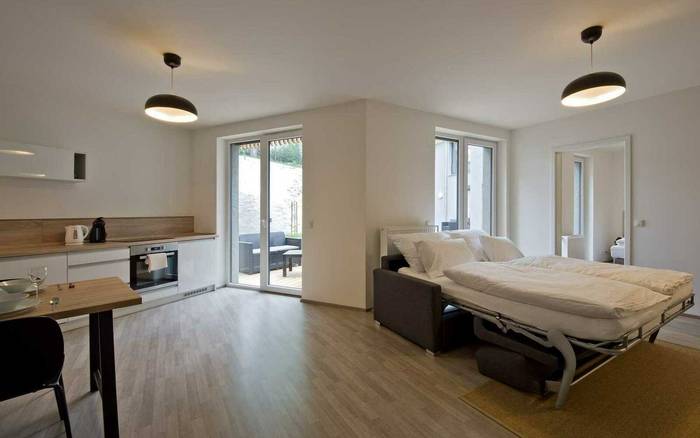 Apartmán 2+kk s balkonem nebo terasou, Apartmán 3+kk s balkonem nebo terasou