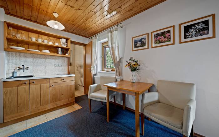 štúdiový apartmán pre 2 osoby apartmány Roháčik ubytovanie Zuberec