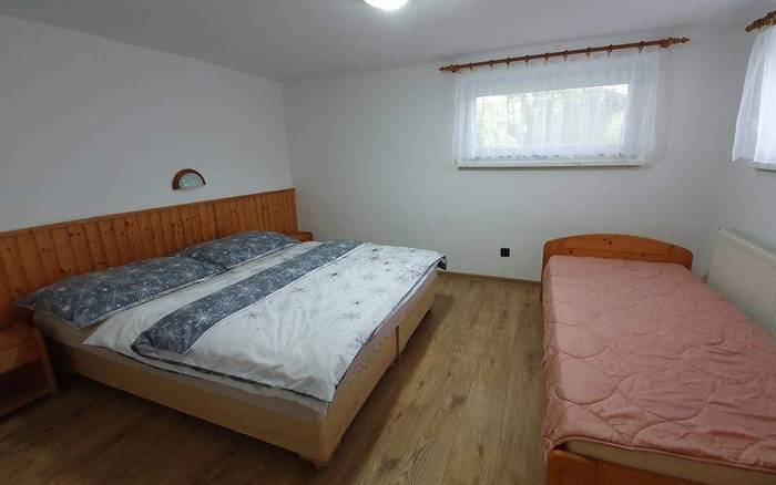 Apartmán na prízemí - spálňa