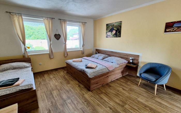 2. Apartmán s kuchyňkou, bezbariérový v přízemí