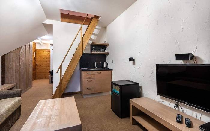 Apartmán Mezonet v hlavnej budove hotela - Výhľad na Tatry