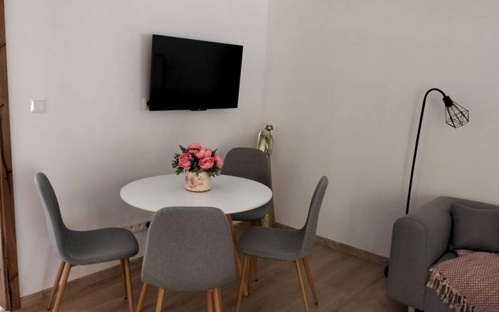 Apartmán Luxus jedáleň v obývačke