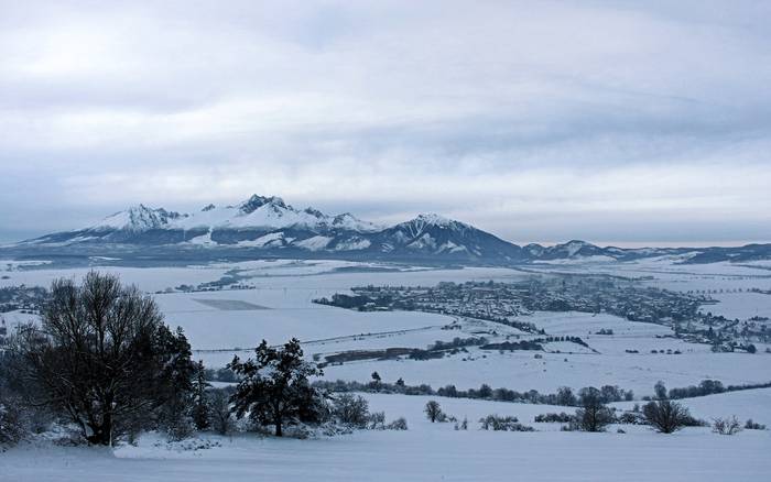 Výhĺad na mesto Spišská Belá