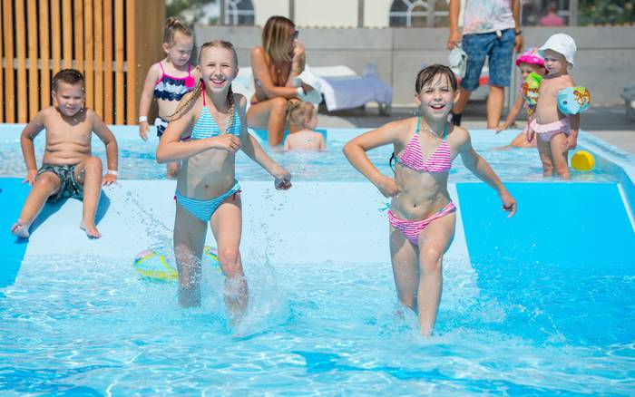 Cez leto funguje detský aquapark Aqua FUN
