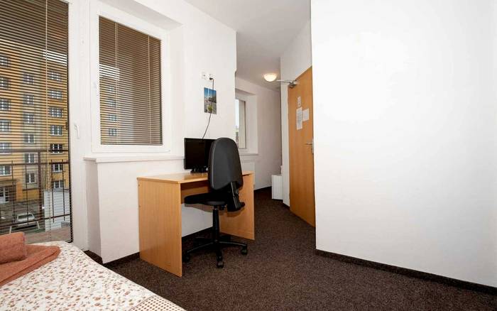 Jednolůžkový pokoj s balkonem