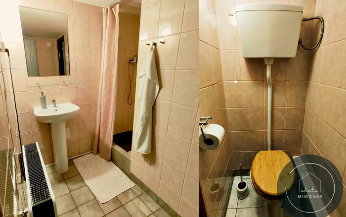 Kúpeľňa a samostatná toaleta