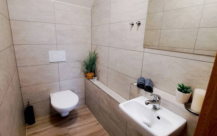 6-lůžkový apartmán v zahradě