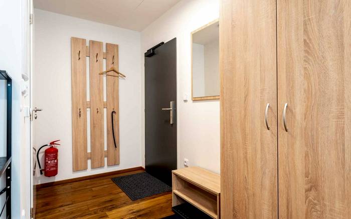 1.10 Dvoulůžkové studio s dětskou postýlkou