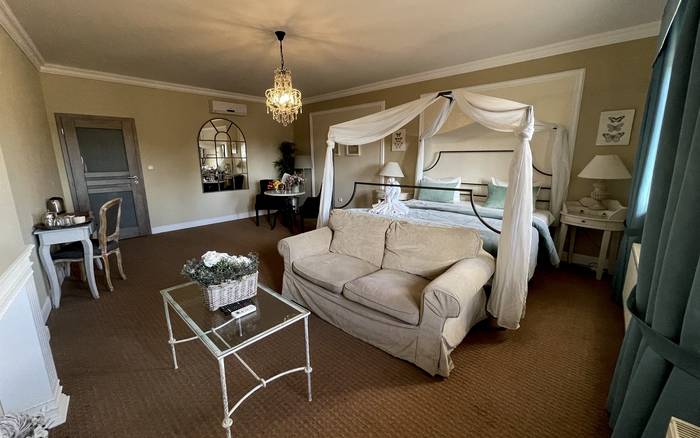 Dvoulůžkový pokoj DELUXE (double bed) s infra saunou