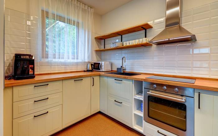 Apartmán A - kuchyně