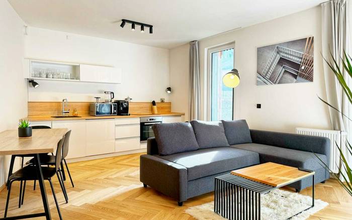 Apartmán Luxury 2+kk s terasou a zelení