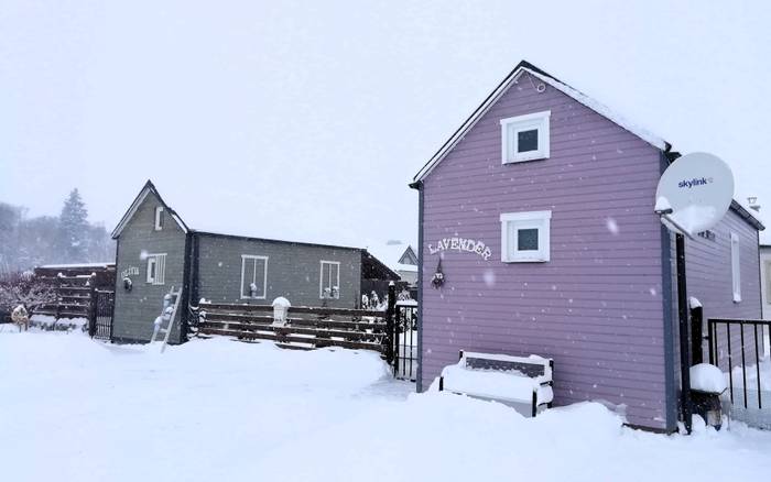 Tiny houses v zime