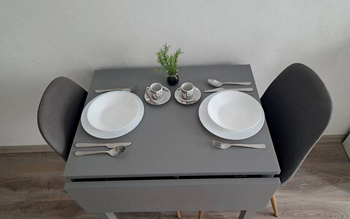 Obývacia miestnosť s kuchyňou