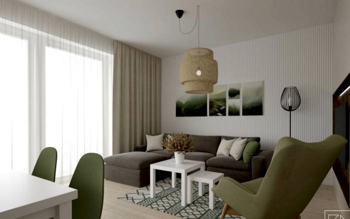 Veľký rodinný apartmán s 2 spálňami