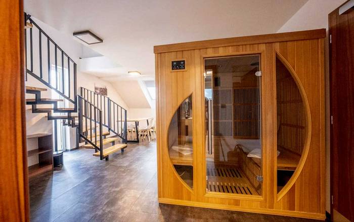 Apartmán se saunou a vířivou vanou (Wellness Hotel)