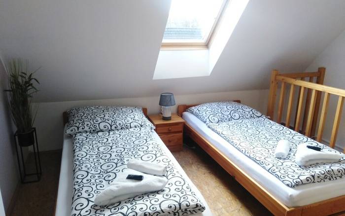 Čtyřlůžkový č.6-oddělená lůžka,mezonet