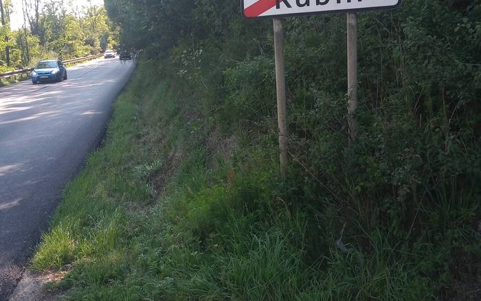 Vjazd do areálu