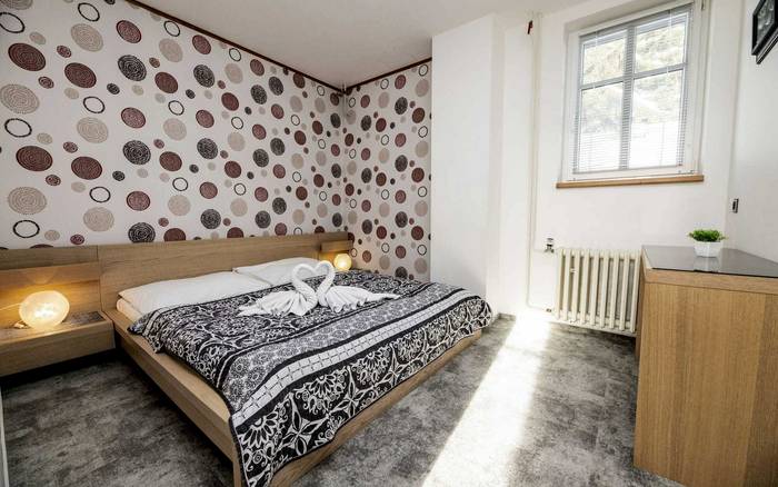 Apartmán s obývacím pokojem a ložnicí