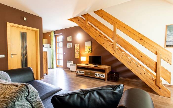 Apartmán Deluxe s kuchyňkou a balkónem