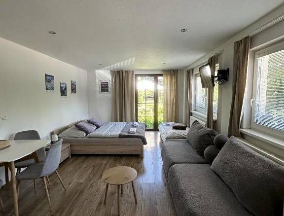 Jednospálňový apartmán s výhľadom do záhrady