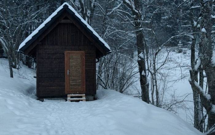 Pohled na finskou saunu