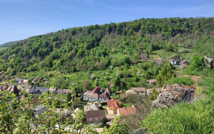 View from the castle of Modry Kamen