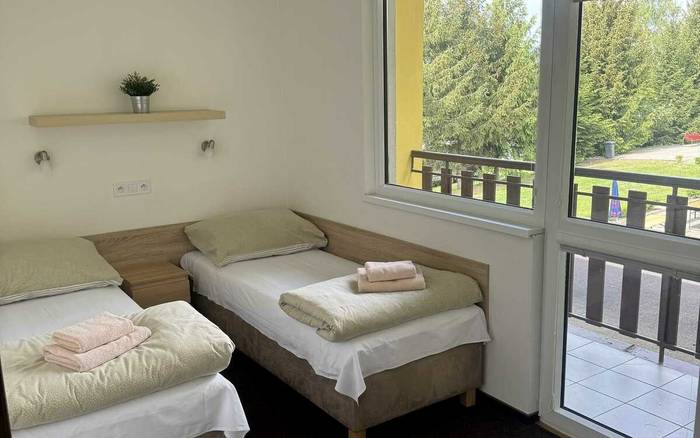 Dvoulůžkový pokoj s balkonem