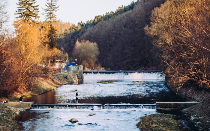 Splav řeky Bečva v Rožnově