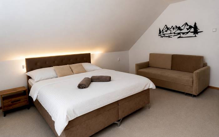 červený apartmán