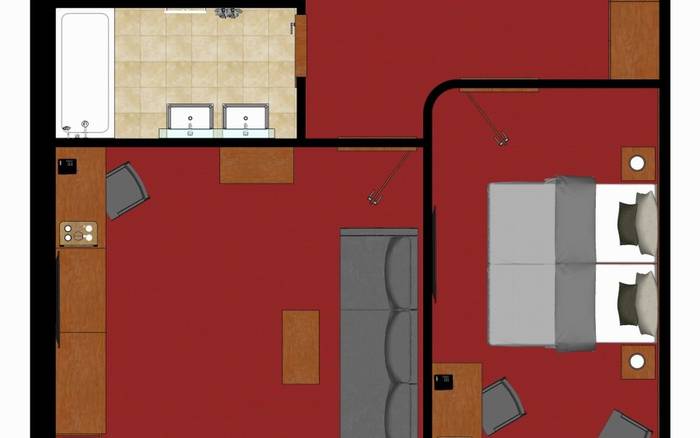 Apartmán s balkónom