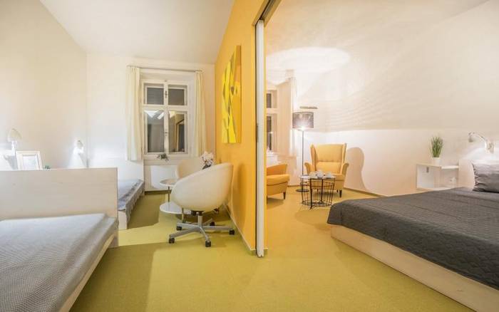 Čtyřlůžkový Rodinný Apartmán Jilm s oddělenými ložnicemi a jídelnou