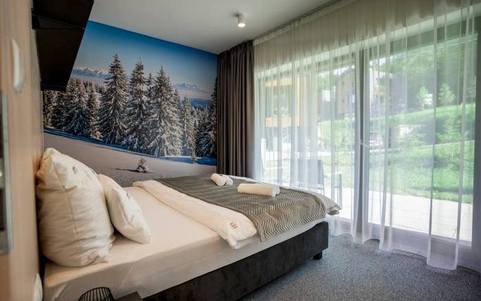 Apartmán s 1 spálňou a terasou