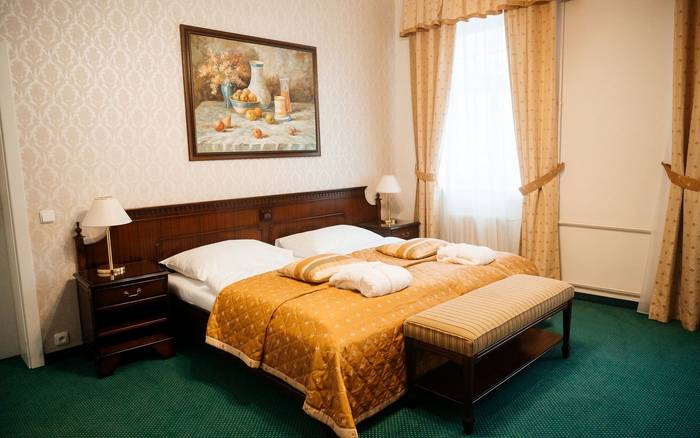 Dvoulůžkový pokoj s výhledem na řeku