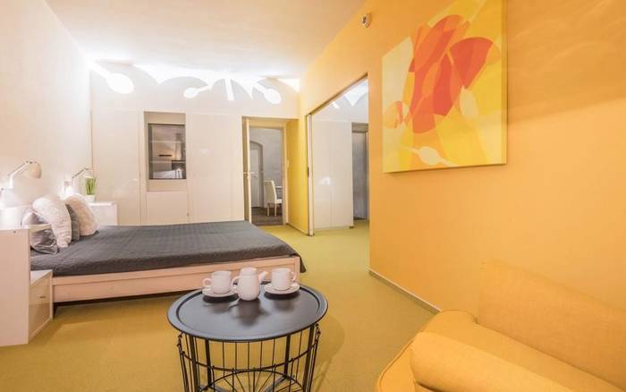 Čtyřlůžkový Rodinný Apartmán Jilm s oddělenými ložnicemi a jídelnou