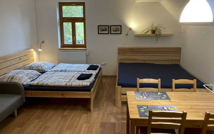 Jižní čtyřlůžkový apartmán