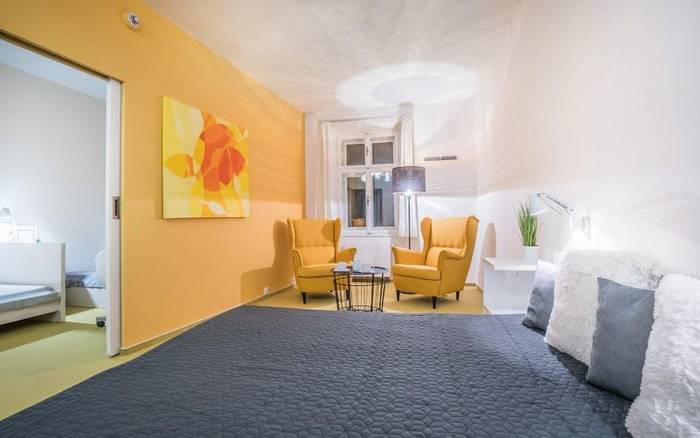 Čtyřlůžkový Rodinný Apartmán Jilm s oddělenými ložnicemi a jídelnou