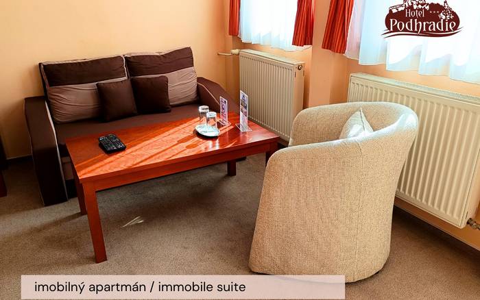 Imobilný apartmán - obývacia izba