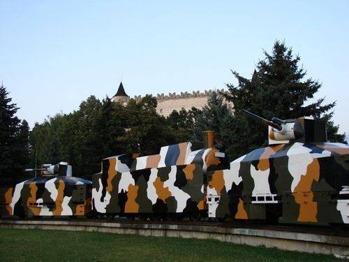 Hurban armored train