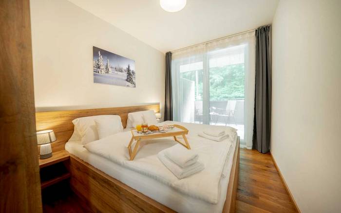 2.10 Apartmán Stezka s jednou ložnicí a balkonem